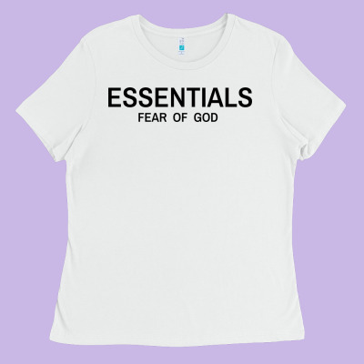 Fear Of God Essentials Ladies Tee Designed By Craftify