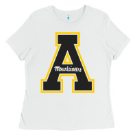 White appalachia state mountaineers Ladies Tee - Craftify