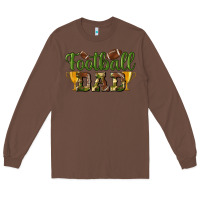 Chestnut football dad Long Sleeve Tee - BundleAndBundleShop