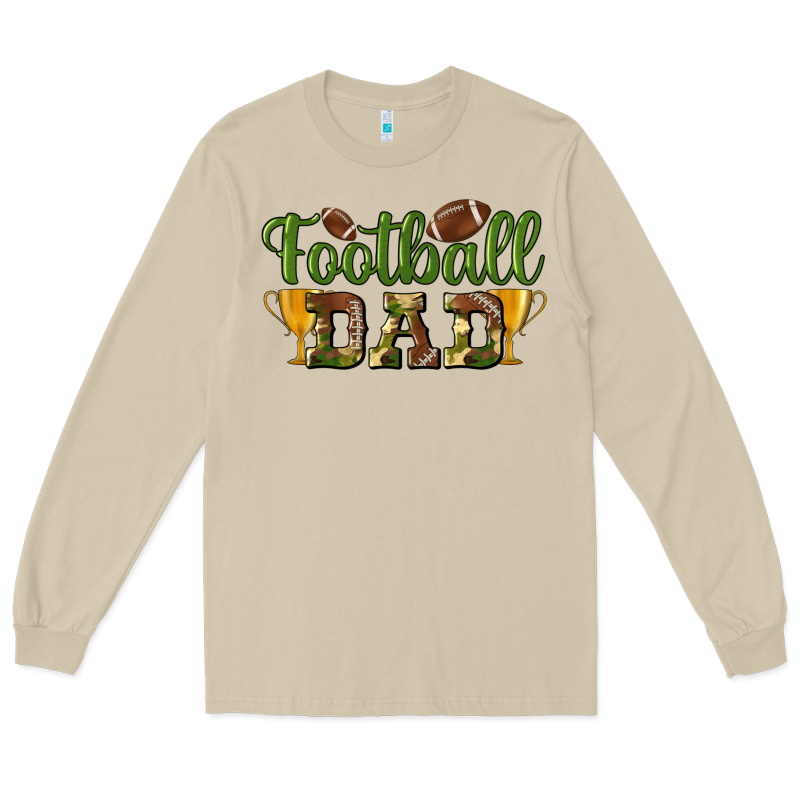 Football Dad Long Sleeve Tee by BundleAndBundleShop | Teevron