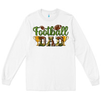 White football dad Long Sleeve Tee - BundleAndBundleShop