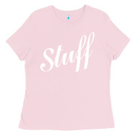 Bubblegum Pink stuff Ladies Tee - Craftify