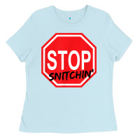 Baby Blue stop snitching stop snitchin t shirt Ladies Tee - Craftify