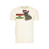 Vintage Arctic merry and bright french bulldog Vintage Tee - RanaPortraitStore