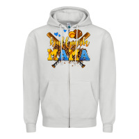 Dove Grey ballpark mama Zipper Hoodie - AdoDesignShop