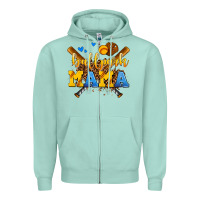 Seafoam ballpark mama Zipper Hoodie - AdoDesignShop