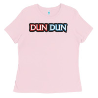 Bubblegum Pink law & order svu dun dun sweatshirt Ladies Tee - Craftify