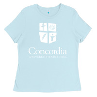 Baby Blue Concordia University, St. Paul, apparel Ladies Tee - Craftify