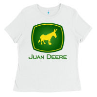 White juan deere   the farmer   the gardener   the landscaper sweatshirt Ladies Tee - Craftify