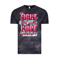 Cloud Black fight believe hope survive cancer awareness Vintage Tee - FaDigitalArtStudio