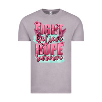 Vintage Zinc fight believe hope survive cancer awareness Vintage Tee - FaDigitalArtStudio