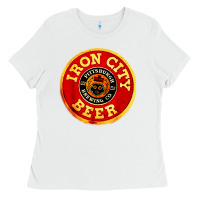 White #beer irons city Ladies Tee - Craftify