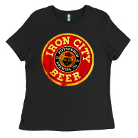 Black #beer irons city Ladies Tee - Craftify