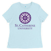 Baby Blue ST. CATHERINE UNIVERSITY Ladies Tee - Craftify