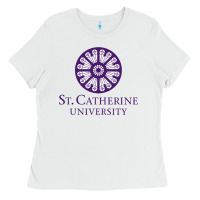 White ST. CATHERINE UNIVERSITY Ladies Tee - Craftify