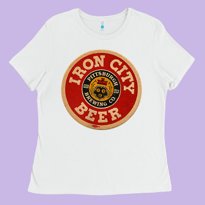 Beer Irons City Pittsburgh Beer Lover T Shirt Ladies Tee Designed By Craftify