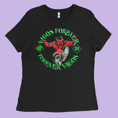 Vagos Mc Ladies Tee Designed By Craftify