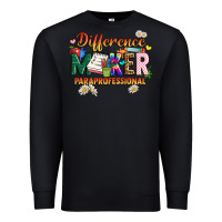 Black difference maker paraprofessional Premium Sweatshirt - JahusDesignShop