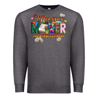 Charcoal Heather difference maker paraprofessional Premium Sweatshirt - JahusDesignShop