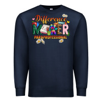 Navy difference maker paraprofessional Premium Sweatshirt - JahusDesignShop