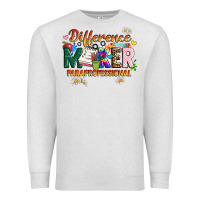 Oatmeal Heather difference maker paraprofessional Premium Sweatshirt - JahusDesignShop