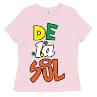 Bubblegum Pink De La Soul Print Ladies Tee - Craftify