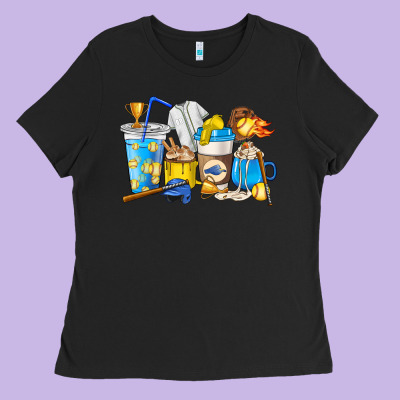 Softball Coffee Cups Ladies Tee Designed By Howdyjamesfarm