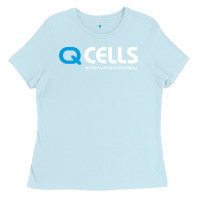 Baby Blue Mesmerizing Q Cells Ladies Tee - InspiraDesign