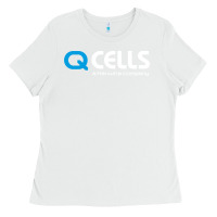 White Mesmerizing Q Cells Ladies Tee - InspiraDesign