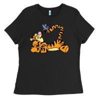 Black tigger Ladies Tee - InspiraDesign