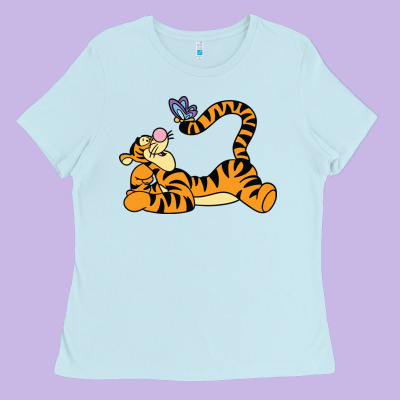 Tigger Ladies Tee Designed By Inspiradesign