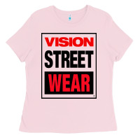 Bubblegum Pink VISION STREET WEAR Ladies Tee - InspiraDesign