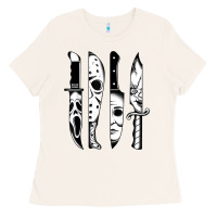 Bone knives horror movie friday halloween horror goth evil t shirt Ladies Tee - InspiraDesign