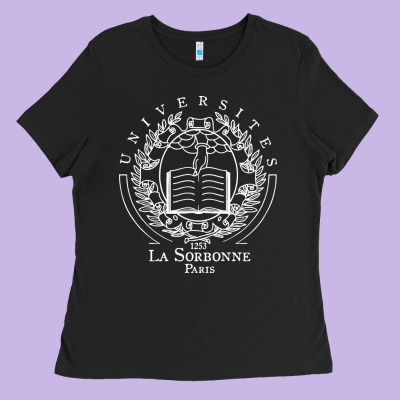 Universite Paris La Sorbonne Ladies Tee Designed By Inspiradesign