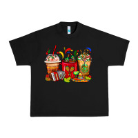 Black Mexico Coffee Cups Urban Heavy Tee - FaDigitalArtStudio