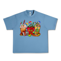 Pebble Blue Mexico Coffee Cups Urban Heavy Tee - FaDigitalArtStudio