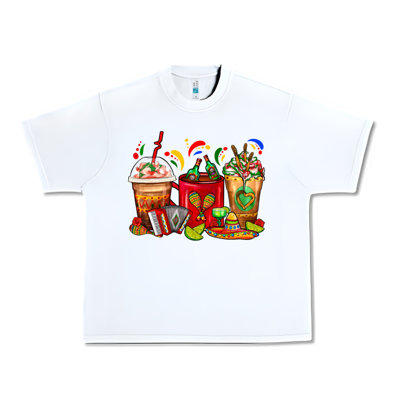 Mexico Coffee Cups Urban Heavy Tee by FaDigitalArtStudio | Teevron