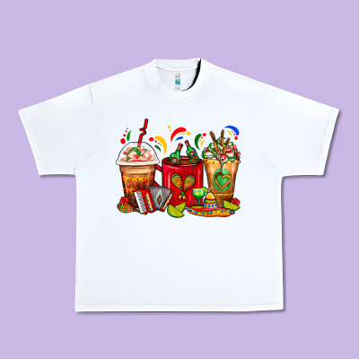 Mexico Coffee Cups Urban Heavy Tee Designed By Fadigitalartstudio