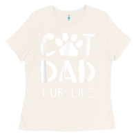 Bone funny cat dad fathers day gift shirt fur life cat tee Ladies Tee - InspiraDesign