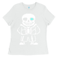 White undertale sans Ladies Tee - InspiraDesign