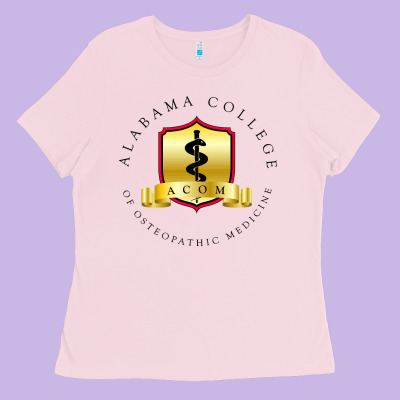 (acom) Al4b4m4, College Of Osteopathic Medicine Ladies Tee Designed By Inspiradesign