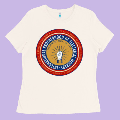 Ibew Electrician Ladies Tee Designed By Inspiradesign