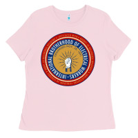 Bubblegum Pink IBEW electrician Ladies Tee - InspiraDesign