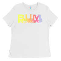 White vintage bum equipment 02 Ladies Tee - InspiraDesign