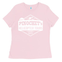 Bubblegum Pink Pinochet Helicopter Tours Ladies Tee - InspiraDesign