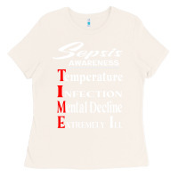 Bone Sepsis Awareness  Know Sepsis Signs  Sepsis Surviv Ladies Tee - InspiraDesign