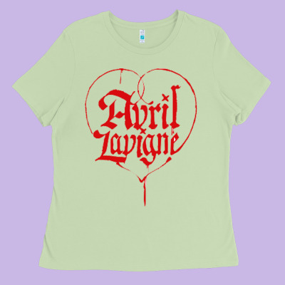 Avril Lavigne Ladies Tee Designed By Inspiradesign