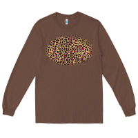 Chestnut Leopard Pattern Long Sleeve Tee - RanaPortraitStore