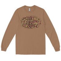 Toasted Coconut Leopard Pattern Long Sleeve Tee - RanaPortraitStore