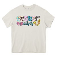 Cream Easter vibes Easter Day Heavy Core Tee - HowdyJamesFarm
